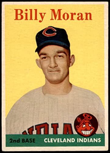 1958 Topps 388 Billy Moran Cleveland indians (Baseball Kártya) EX Indiánok