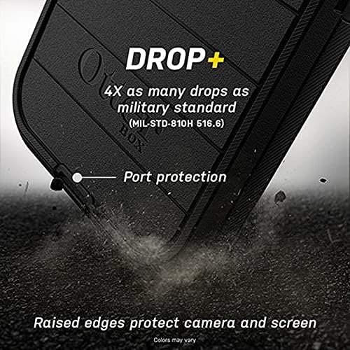 OtterBox Defender Screenless Sorozat Masszív Eset & övcsipesz Tok Galaxy Note 20 Ultra 5G (CSAK) Retail Csomagolás - Fekete