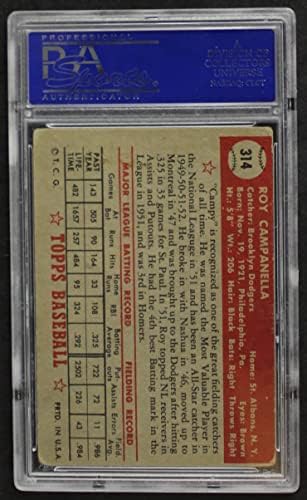 1952 Topps 314 Roy Campanella Brooklyn Dodgers (Baseball Kártya) PSA a PSA 3.00 Dodgers
