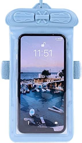 Vaxson Telefon Esetében, Kompatibilis a Hisense H20 Vízálló Tasak Száraz Táska [ Nem Képernyő Védő Fólia ] Kék