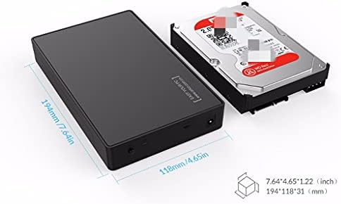 KJHD Merevlemez Burkolat SATA USB3.0 Külső Merevlemez Dokkoló Állomás 2,5 3,5 Hüvelykes HDD SSD UASP Támogatás 18TB Meghajtók