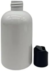 Természetes Gazdaságok 4 oz Fehér Boston BPA MENTES Üveg - 12 Pack Üres utántölthető tartály - Illóolajok tisztítószerek