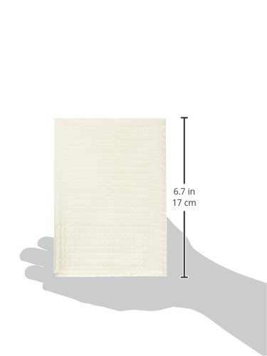 Medline 2-Rétegű Szövet/Poly Szakmai Törölköző, 13 x 18, Fehér (Csomag 500)