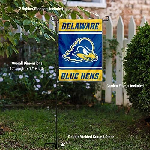 Delaware Kék Tyúkok Kert Zászlót, USA Zászló Állvány Rúd Tartóját Készlet