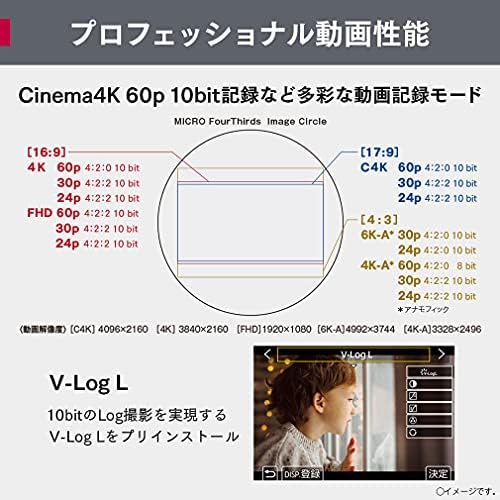 Panasonic RP-GH5M2 LUMIX 5G/4K/Live Support/USB Töltő Digitális Fényképezőgép Japán Verzió (12-60mm Lencse kit)