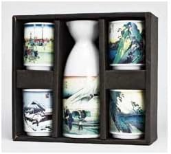 HIROSHIGE TOKAIDO 4,5 cm 180 cc Érdekében üveg, Porcelán csésze Ware