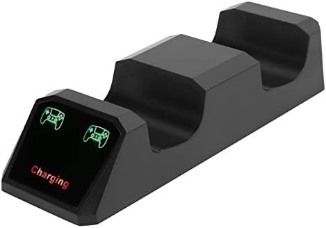 Vomeko ABS Gamepad Dual Töltő Dokkoló Töltő, PS5 Vezeték nélküli Vezérlő a Kijelző, Gyors Töltés Dock, LED Töltési Állapot