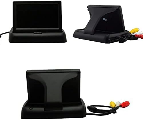 4.3 Inch Autó Auto Lehajtható Monitor LCD Képernyő Vezeték nélküli Biztonsági Kamera TFT Színes Kijelző Autó SUV Furgon Teherautó
