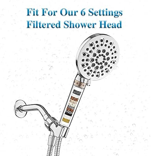 Zuhanyzó Szűrő Kézi zuhanyfej 15 Színpadon Csere Szűrők a Kemény Víz által DOILIESE