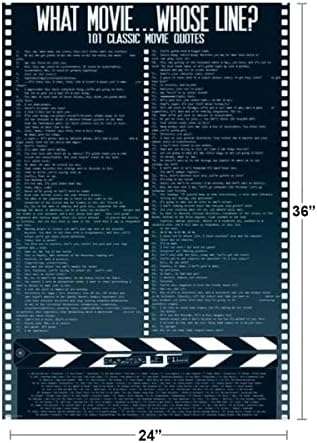 Piramis-Amerikában Milyen Filmet. Kinek a Vonal 101 Klasszikus filmes Idézetek Király Fali Dekor Art Nyomtatás Poszter 24x36