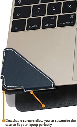 Broonel - Profil Sorozat - Kék Bőr Laptop táska Kompatibilis a dynabook Satellite Pro C30-K 13.3 Laptop