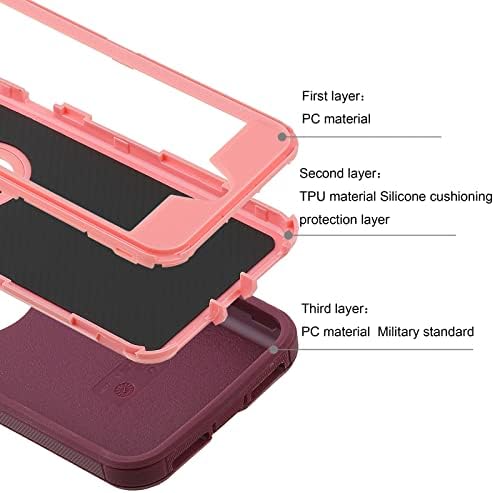Az iPhone számára, 7/iPhone 8 Screen Protector [Ütésálló] [Dropproof] [porálló], 3 az 1-ben Teljes Test Masszív, nagy teherbírású