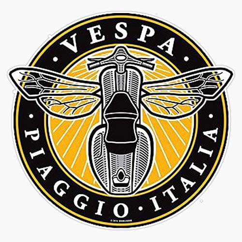 Piaggio Vespa Italia Matricát Ablak Vinyl Matrica 5 inch (KRIS-RETRO-MATRICÁK-545)
