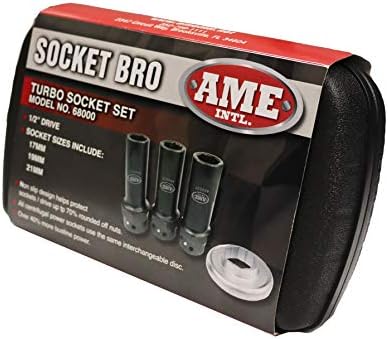AME Intl-68000 Socket Tesó Turbó Csatlakozó Készlet-Fekete