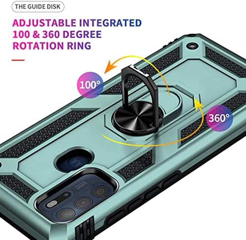 LONUO Telefon burkolata Kompatibilis Motorola Moto G60S Esetben Mobiltelefon Mágneses Birtokos Esetben, nagy teherbírású