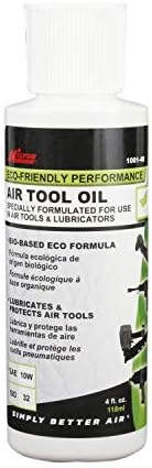 Milton 1001-4B Air Tool Oil, Környezetbarát, Flip Top, 4 oz.