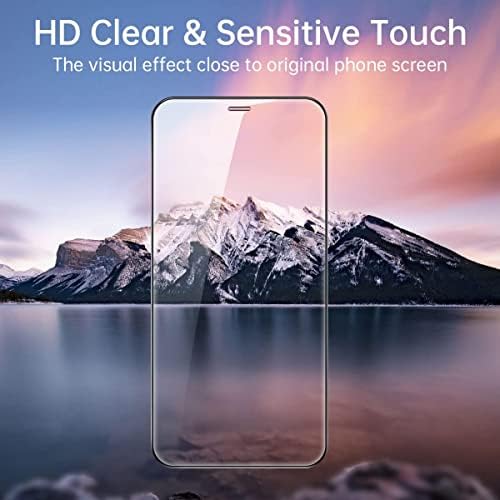 Üveg kijelző Védő fólia Kompatibilis iPhone 12 / iPhone 12 Pro 2020 6.1 Colos 3 Csomag Esetben, Barátságos, szélig Lefedettség