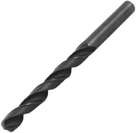 Aexit Egyenesen Furat szerszámtartó 8.7 mm-es Dia Osztott Pont a Nagy Sebességű Acél Twist Fúró Fekete Modell:72as203qo193