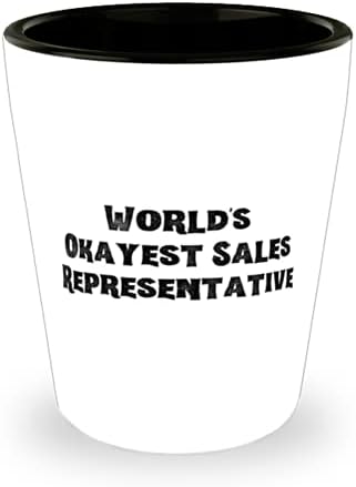 A világ Okayest Értékesítési Képviselő Poharat, Értékesítési képviselő Jelen A Kollégák, Gag Kerámia Csésze Kollégák Számára