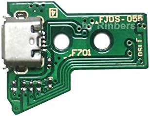 Rinbers® Csomag 2 JDS-050 JDS-055 Csere, Töltő Port Micro USB Adapter Töltő Csatlakozó Áramkör 12 Pin-Flex Kábel Sony PS4