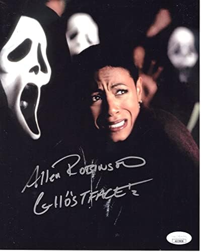 Allen Robinson aláírt 8x10 Fotó Sikoly 2 Ghostface Gyilkos Jada Pinkett Smith Autogramot SZÖVETSÉG Hitelesítés