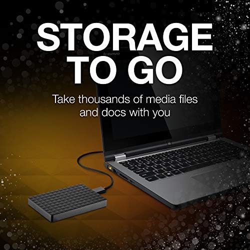 Seagate Expansion Hordozható 2TB Külső Merevlemez HDD – USB 3.0 PC Laptop (STEA2000400) , fekete