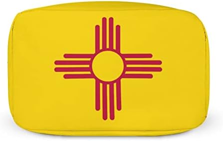Zászló, Új-Mexikó Ebéd Táska Újrafelhasználható Szigetelt Hűtő Box Hordozható Szivárgásmentes Táska Utazási Irodai Munka