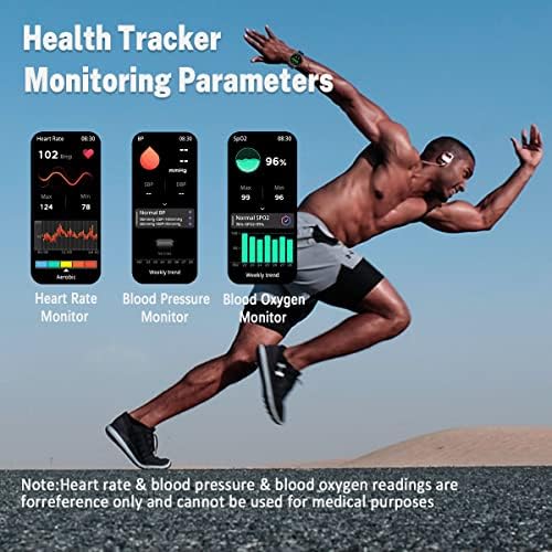 FILIEKEU Intelligens Karóra Férfi Bluetooth Hívásokat AI Hang Sport Fitness Órák a Férfiak pulzusszám, Vérnyomás Egészségügyi