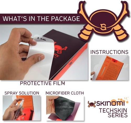 Skinomi képernyővédő fólia Kompatibilis a HTC One V Egyértelmű TechSkin TPU Anti-Buborék HD Film