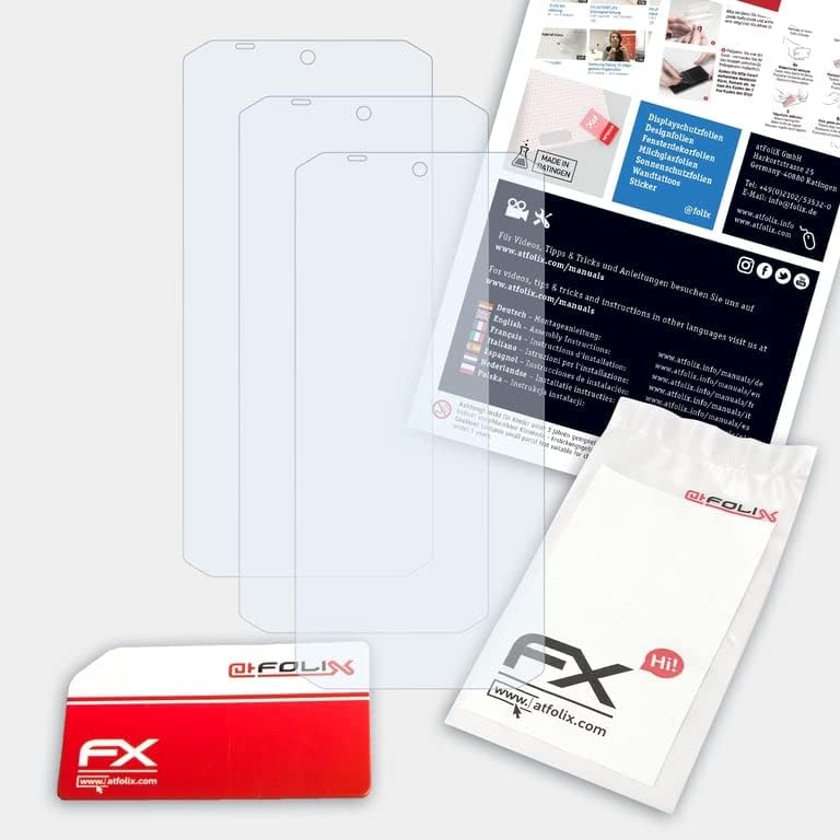 atFoliX Képernyő Védelem Film Kompatibilis Doogee S99 képernyővédő fólia, Ultra-Tiszta FX Védő Fólia (3X)