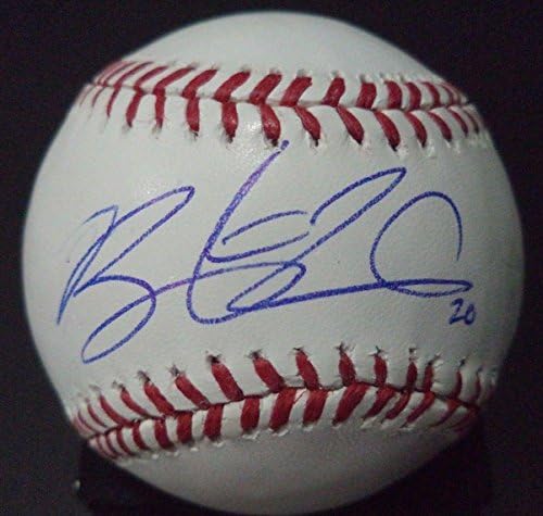Brent Lillibridge Yankees/cubs Aláírt Dedikált Romlb Baseball W/coa - Dedikált Baseball