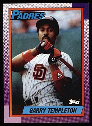 1990 Topps 481 Garry Templeton San Diego Padres (Baseball Kártya) NM/MT Padres