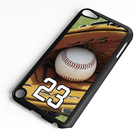 iPod Touch Case 6. Generációs vagy 5. Generációs Baseball 8100 Választani Minden Játékos Jersey-i Száma 23, Fekete Műanyag