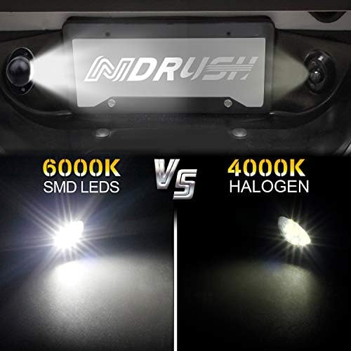 NDRUSH LED Rendszámtábla Fény Tag Lámpa Csatlakozó Kábelköteg Dugók Kompatibilis Dodge Ram 1500 2500 3500 1994-2001 Pickup,