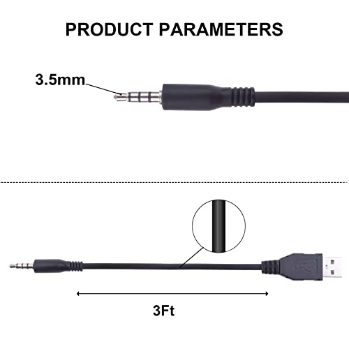 Sqrgreat 3,5 mm-USB 2.0-Aux Töltő Kábel, adatátvitelre Alkalmas Rádió, Bluetooth Hangszóró, Fejhallgató, Bluetooth-Készülék