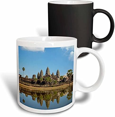 3dRose Angkor Wat templom komplexum tükörkép tükrözi, siem Reap Kambodzsa - Bögrék (mug_257327_4)