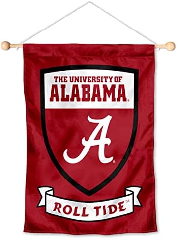 University of Alabama Roll Tide Pajzs Kert Zászló, Banner Rúd Csomag