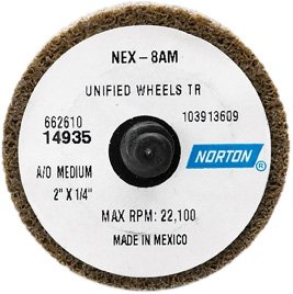 Norton Medve-Tex Nex Egységes Szőtt Koptató Kerék, Szilícium-Karbid, 3 Sűrűség, 2 Átmérőjű, Finomság Jól (Pack 60)