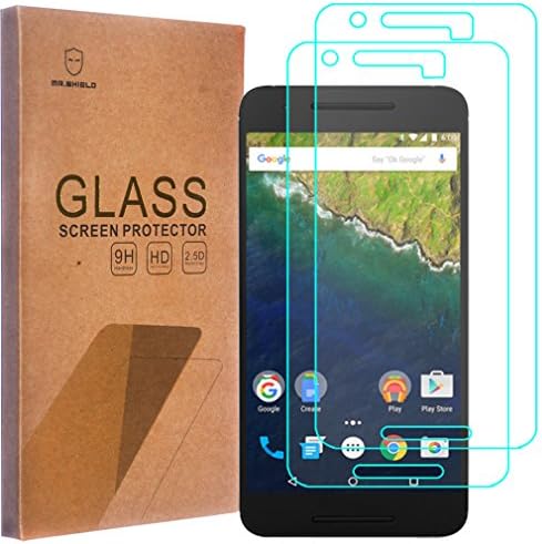 [2-PACK]-Mr Pajzs Célja A Huawei (Google) Nexus 6P 2015 Legújabb [Edzett Üveg] Képernyő Védő Élettartam Csere