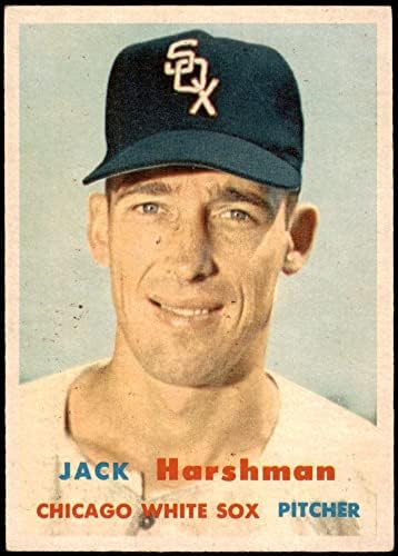1957 Topps 152 Jack Harshman Chicago White Sox (Baseball Kártya) EX+ White Sox