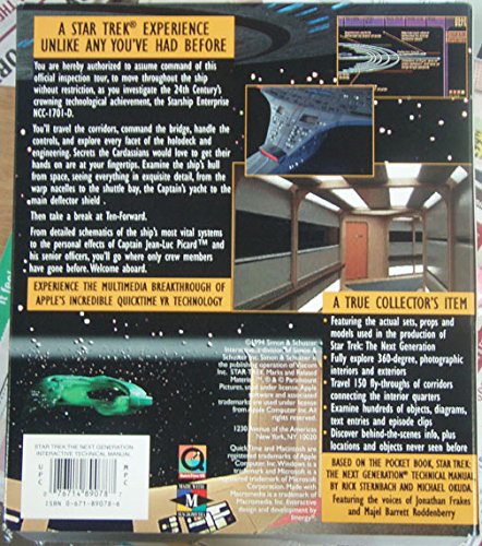 Star Trek: Az új Nemzedék Interaktív Műszaki Kézikönyv uss Enterprise NCC-1701-D