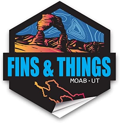 Darknalia - Uszony a Dolgokat, Moab, Utah Nyomvonal Matrica - 3 - Vízálló - UV védelem - Tartós