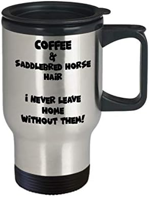 Saddlebred Ló Utazási Bögre - Vicces, Aranyos Tea Csésze Kávé - Tökéletes Utazáshoz, Valamint Ajándékok