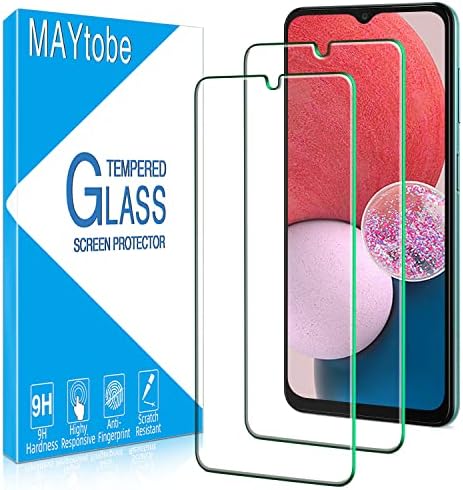 MAYtobe [2 Csomag] Célja A Samsung Galaxy A13 5G képernyővédő fólia, Edzett Üveg, az Ügy Barátságos, Buborék Mentes, Könnyen