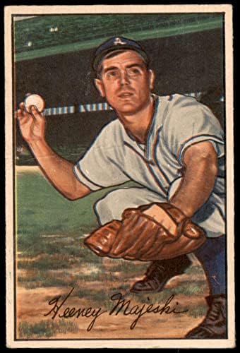 1952 Bowman 58 Hank Majeski Philadelphia Atlétika (Baseball Kártya) FAIR Atlétika