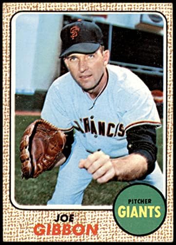 1968 Topps 32 Joe Gibbon San Francisco Giants (Baseball Kártya) NM+ Óriások