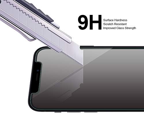 Supershieldz (2 Csomag), amelynek Célja, iPhone 12 Pro Max (6.7 hüvelyk) Edzett Üveg kijelző Védő fólia, Anti Karcolás, Buborék
