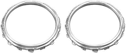 1 Pár Galvanizáló Thumbstick Gyűrűk, Egyedi színes Gyűrűk a Playstation 5 PS5 Tartozékok (Ezüst)