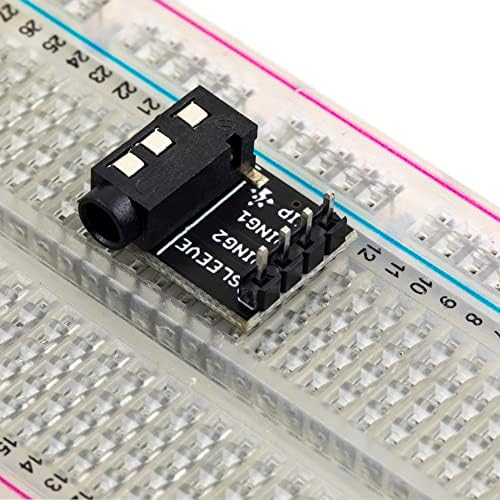 TRRS 3,5 mm-es Jack Breakout Board a 2 féle Pin Fejlécek Audio Video MP3 Fejhallgató Jack Modul az Arduino (Csomag 5db)
