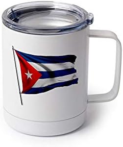 ExpressItBest 22oz Sport Üveg - Zászló, Kuba (Kubai) - Sok Lehetőség